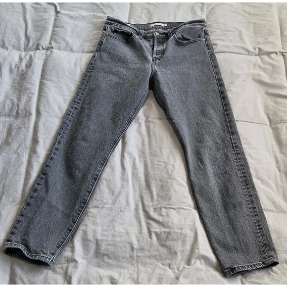 Levi's Denim - Levi's Women's Wedgie Premium Jeans High Waisted Black Gray Wash Women's 28 EUC